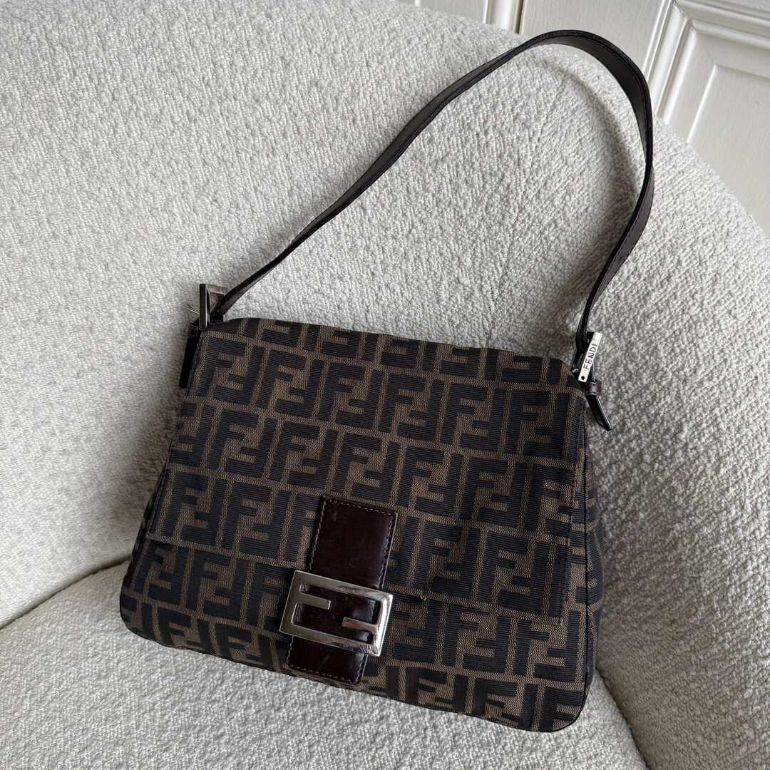 Fendi Zucca Mamma Shoulder Bag