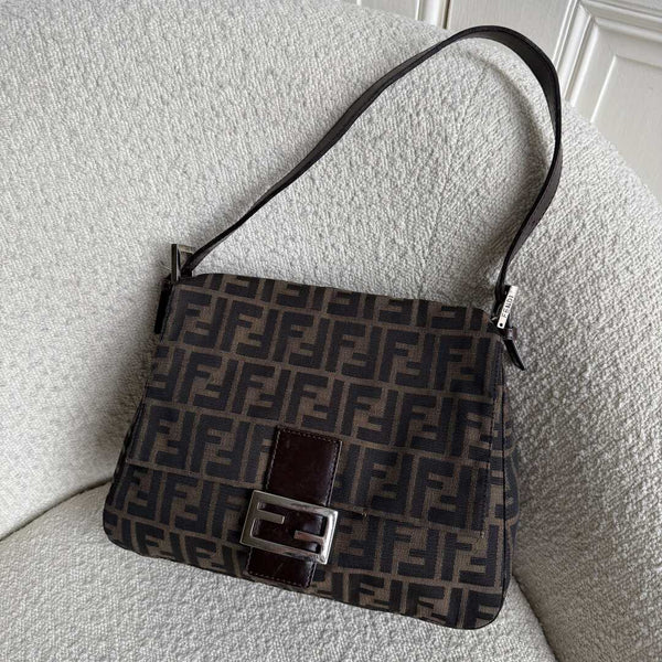 Fendi Zucca Mamma Shoulder Bag