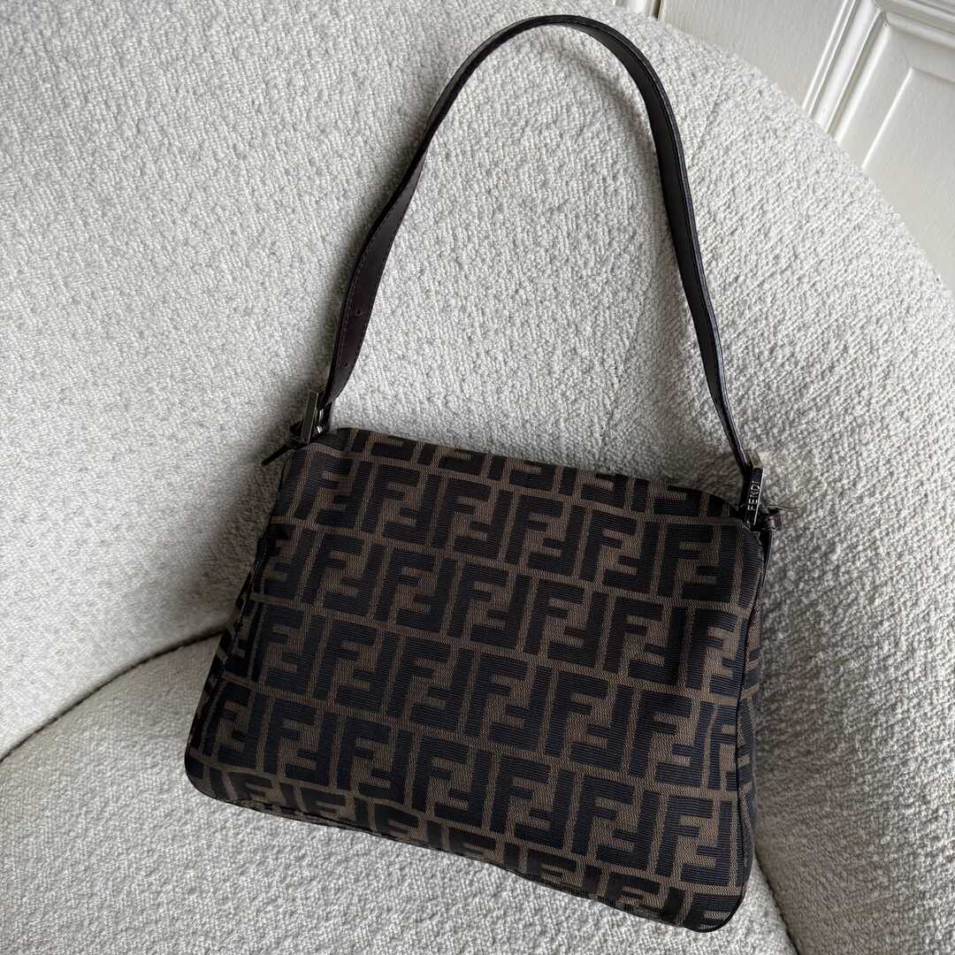 Fendi Zucca Mamma Shoulder Bag