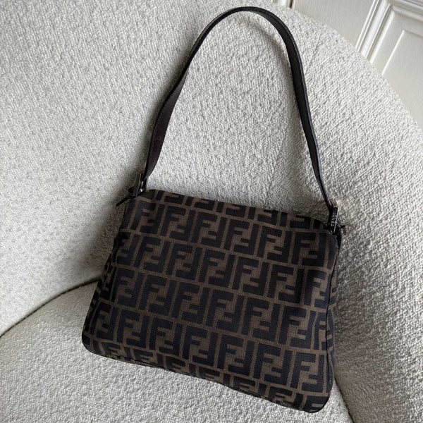 Fendi Zucca Mamma Shoulder Bag