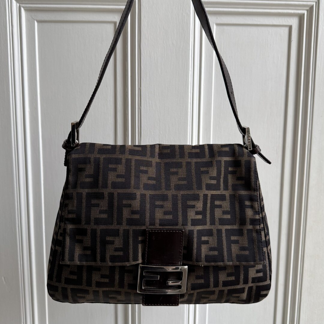 Fendi Zucca Mamma Shoulder Bag