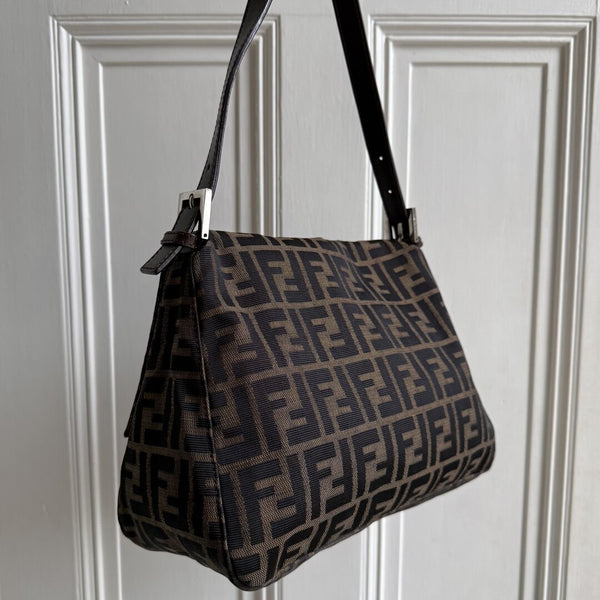 Fendi Zucca Mamma Shoulder Bag