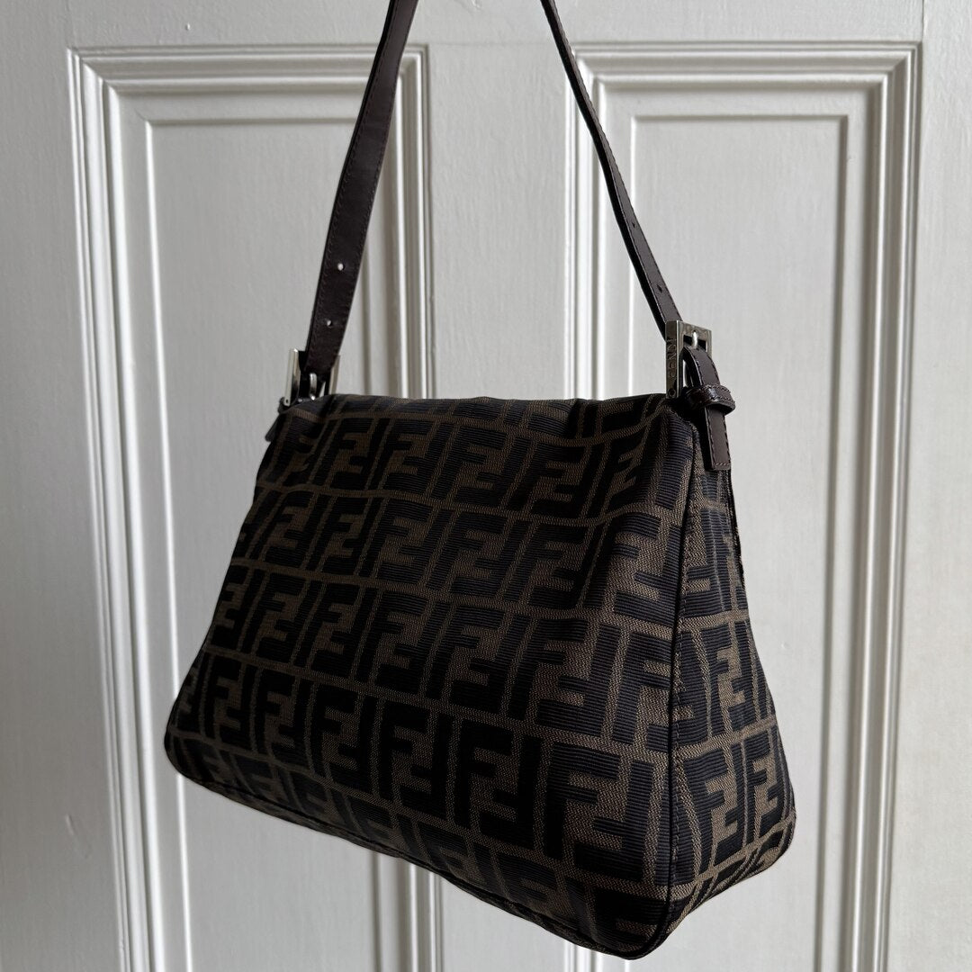 Fendi Zucca Mamma Shoulder Bag