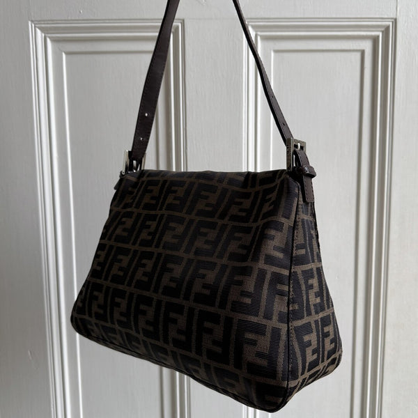 Fendi Zucca Mamma Shoulder Bag