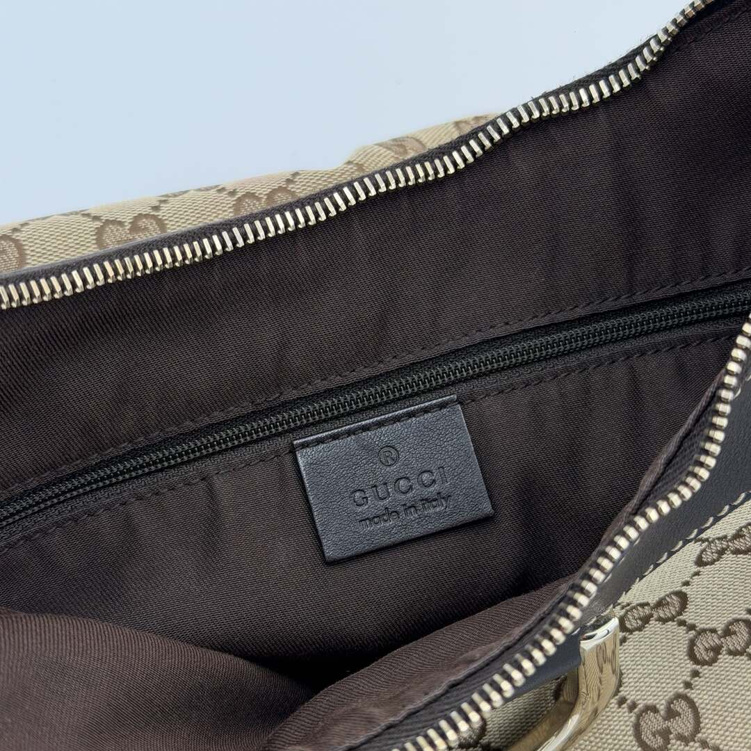 Gucci GG Canvas Abbey Brown Shoulder Bag