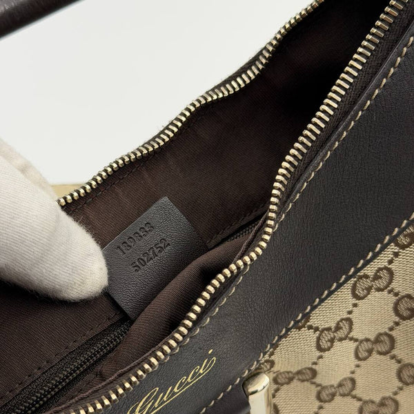Gucci GG Canvas Abbey Brown Shoulder Bag