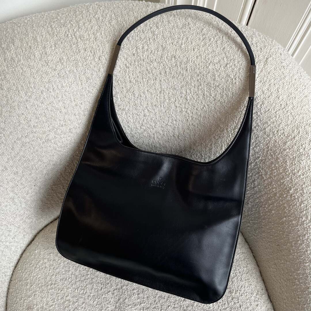 Gucci Leather Black Shoulder Bag