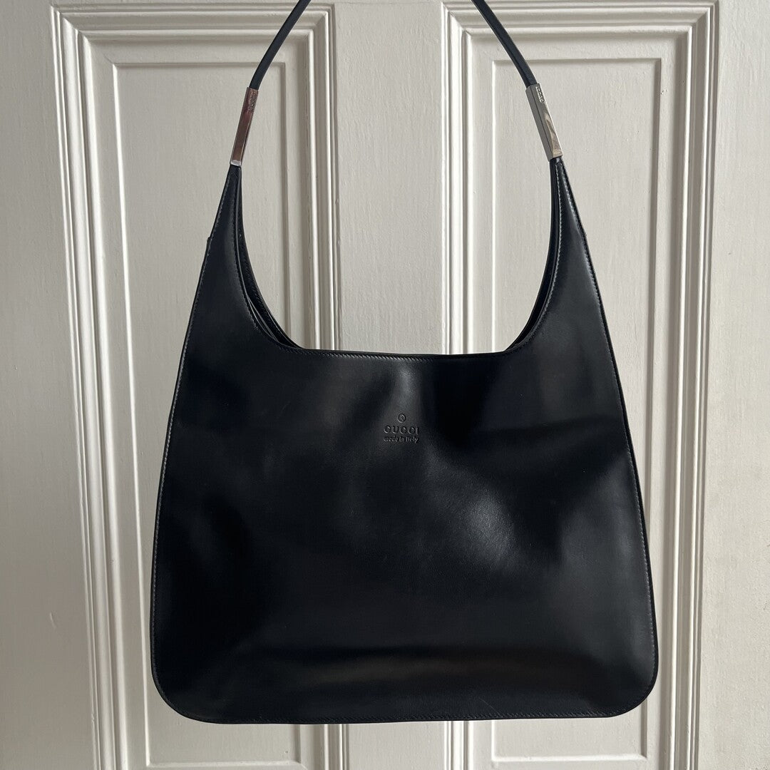 Gucci Leather Black Shoulder Bag