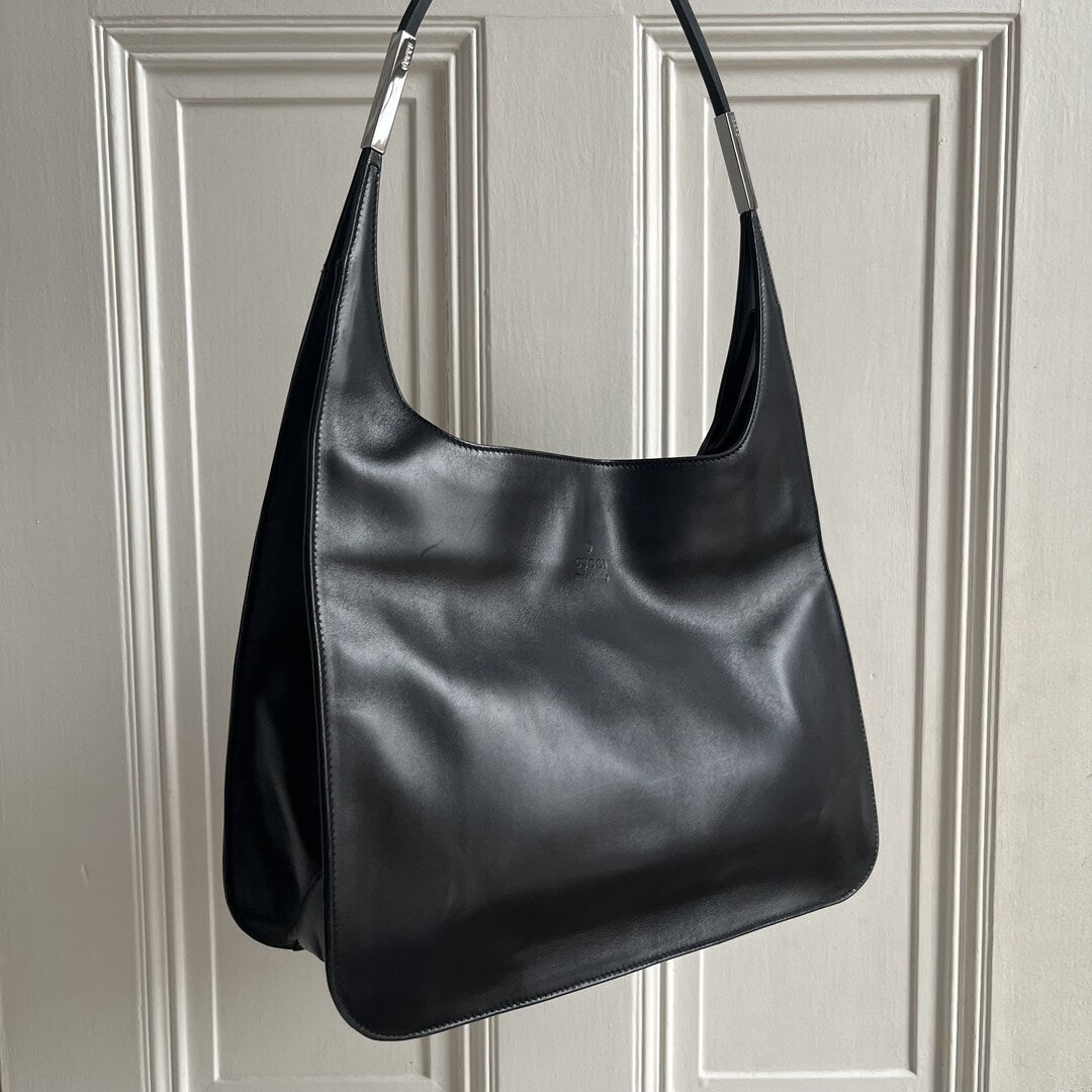 Gucci Leather Black Shoulder Bag