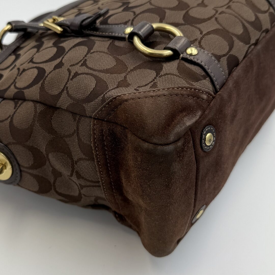 Coach Signature Brown Tote Bag