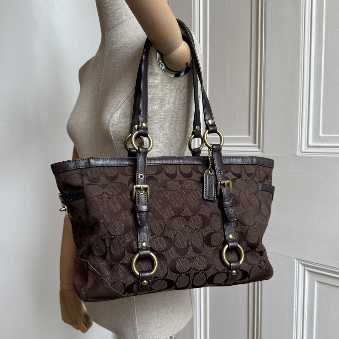 Coach Signature Brown Tote Bag