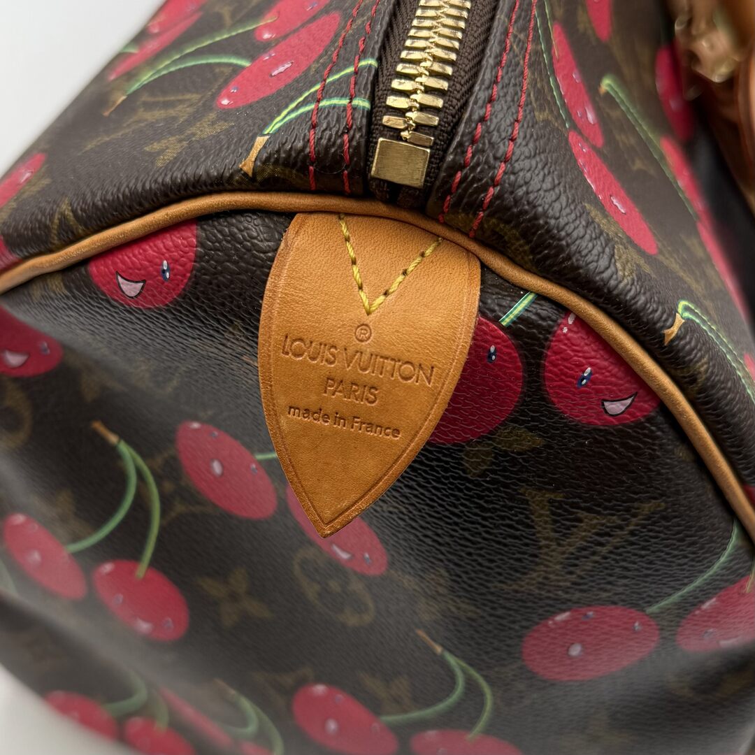 Rare 2005 Louis Vuitton Murakami Cherry Keepall 45
