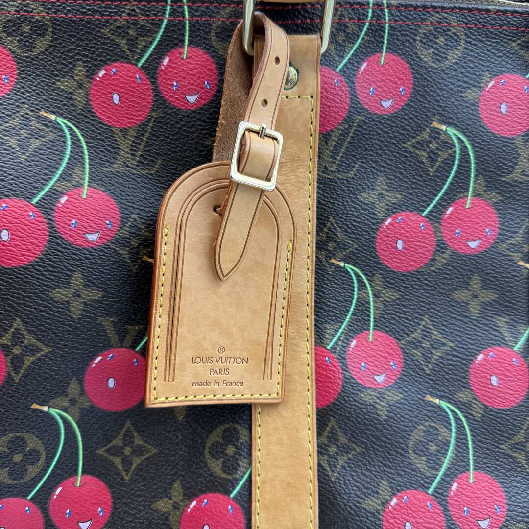 Rare 2005 Louis Vuitton Murakami Cherry Keepall 45