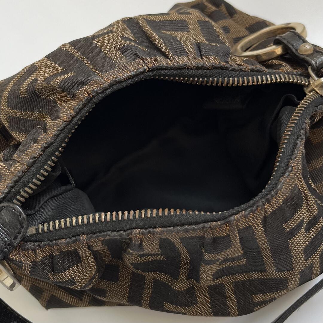 Fendi Zucca Monogram Black Shoulder Bag