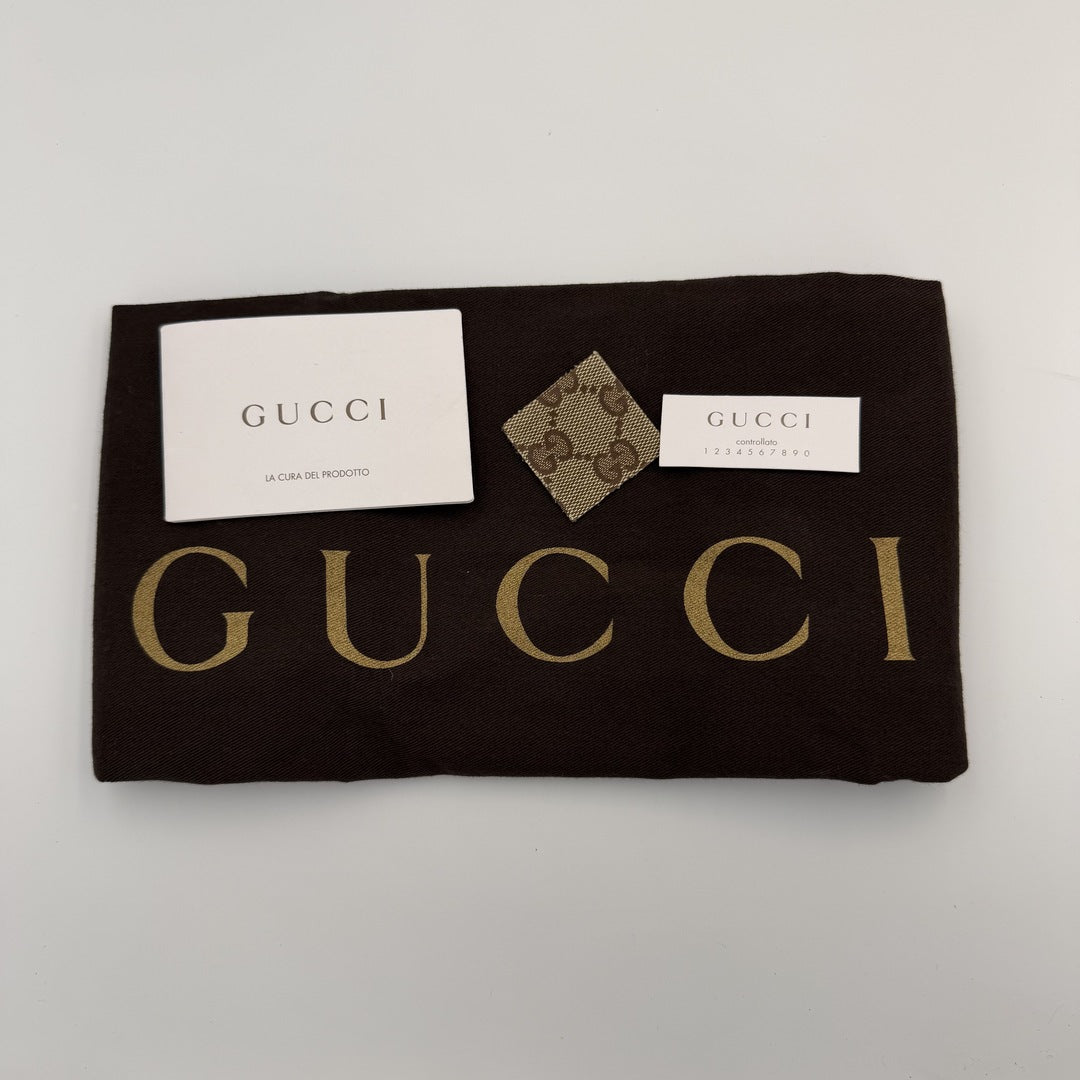 Gucci GG Canvas Abbey Brown Shoulder Bag