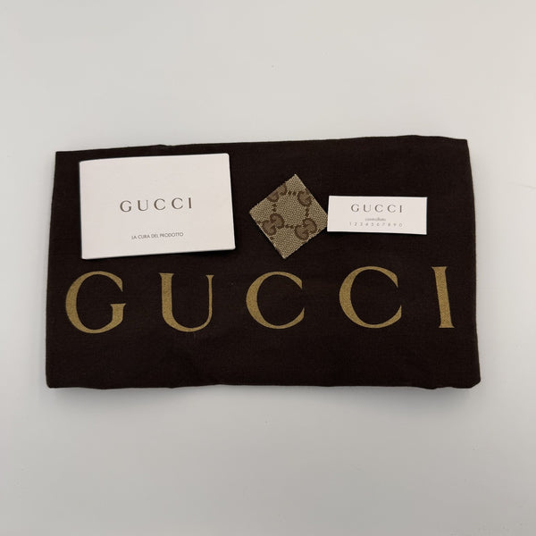 Gucci GG Canvas Abbey Brown Shoulder Bag