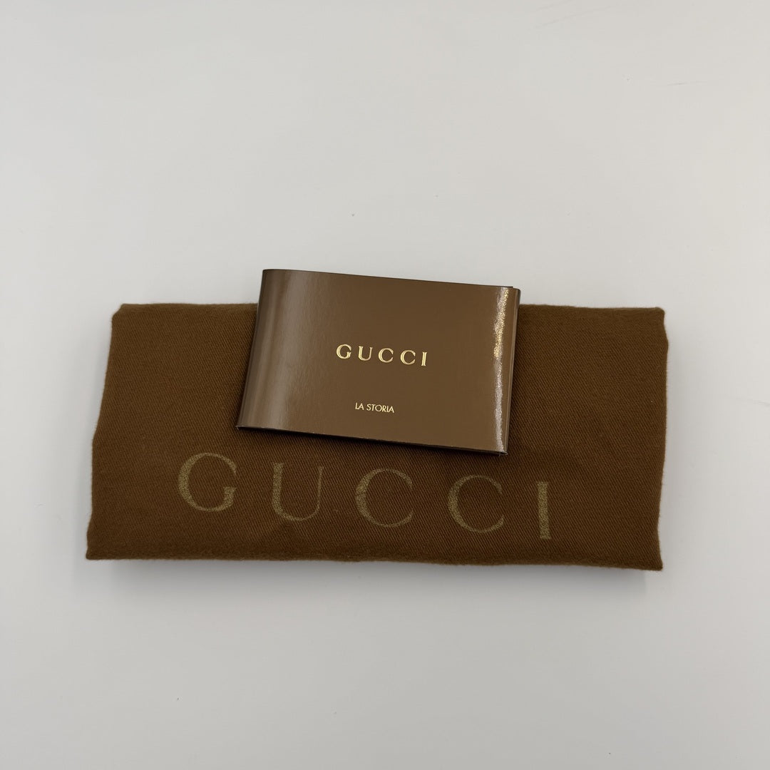 Gucci GG Canvas Abbey Black Shoulder Bag