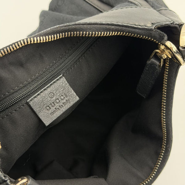 Gucci GG Canvas Abbey Black Shoulder Bag