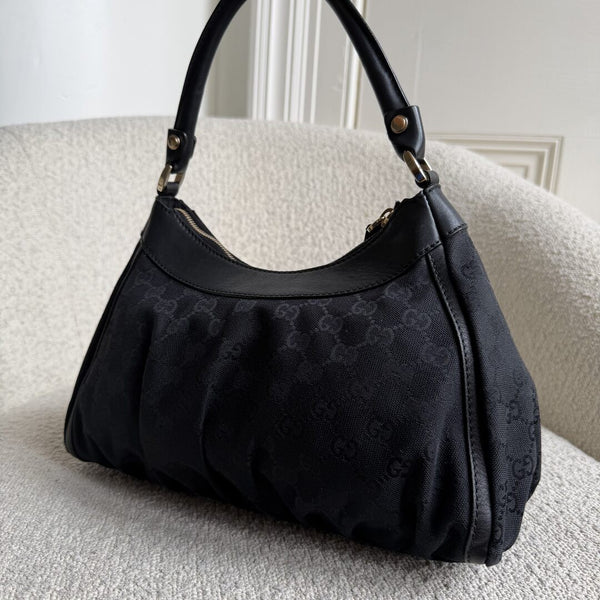 Gucci GG Canvas Abbey Black Shoulder Bag