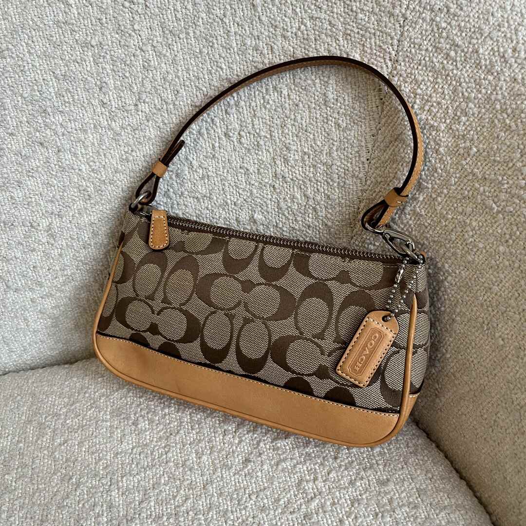 Coach Signature Demi Tan Shoulder Bag