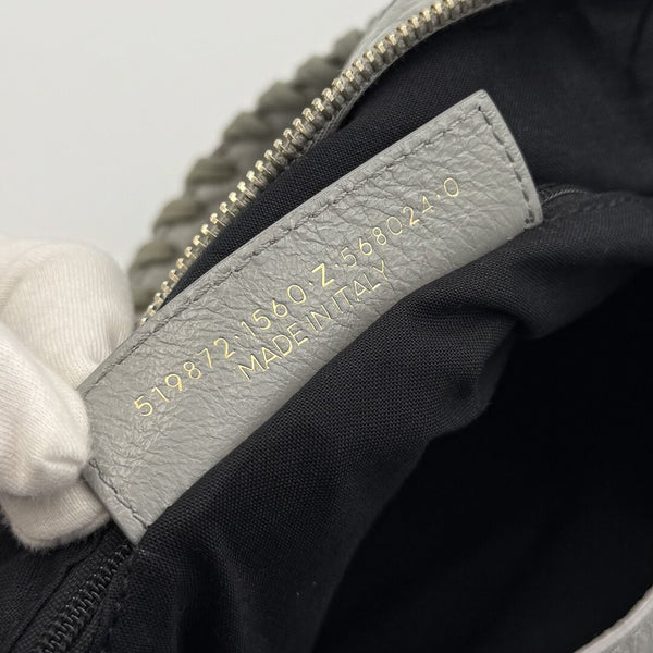2015 Balenciaga The Town Grey Leather Bag