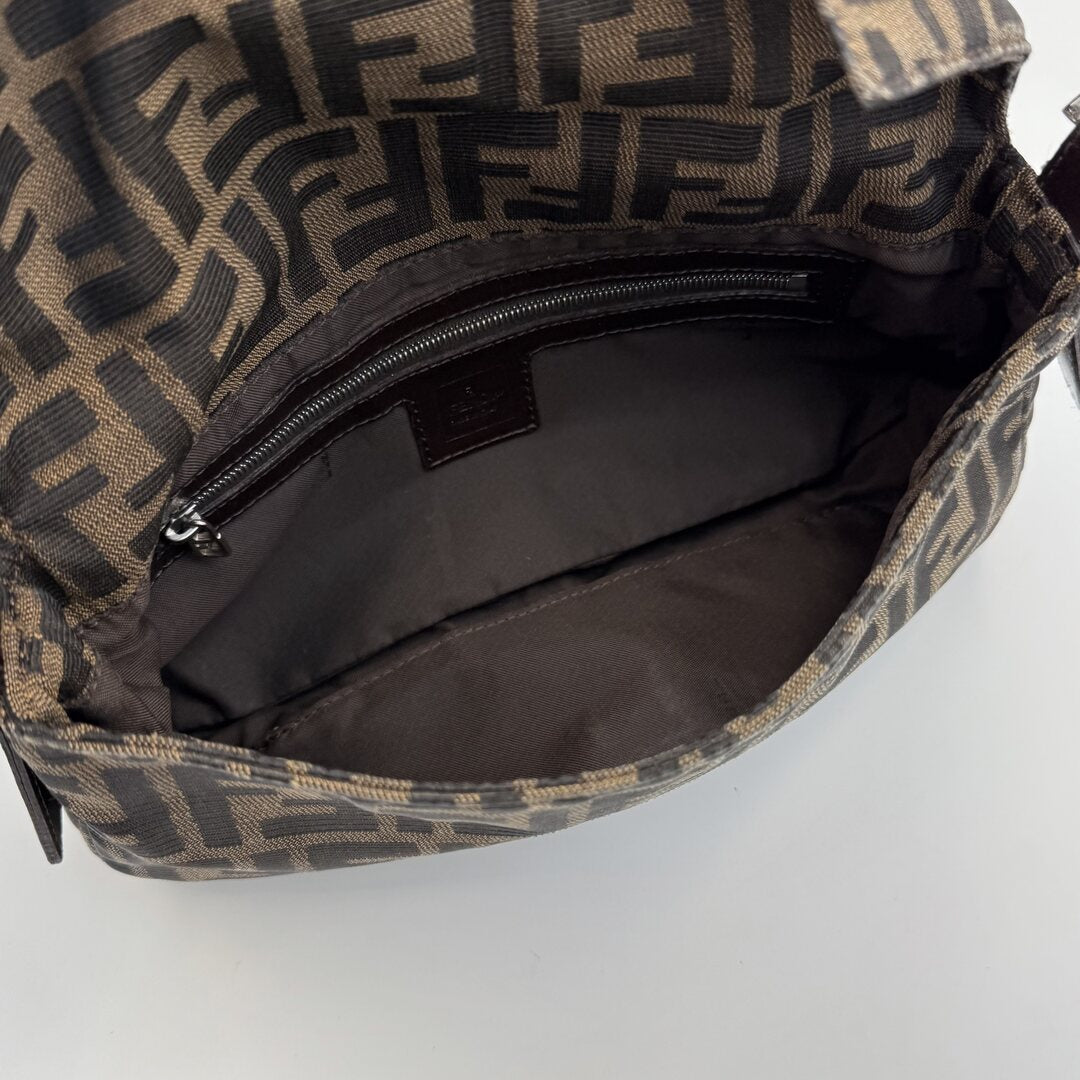Fendi Mamma Baguette Zucca Shoulder Bag