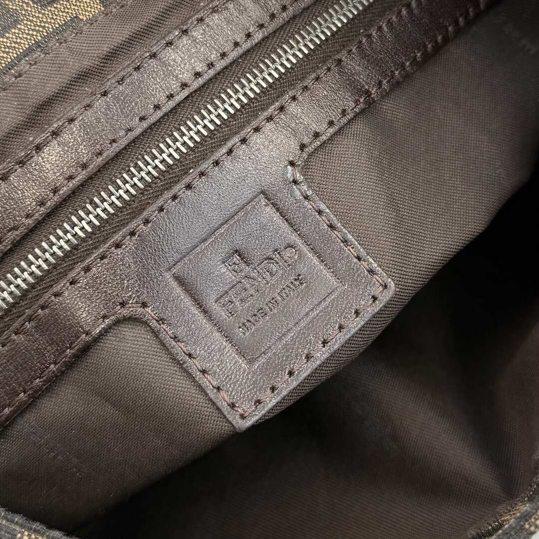 Fendi Mamma Baguette Zucca Shoulder Bag