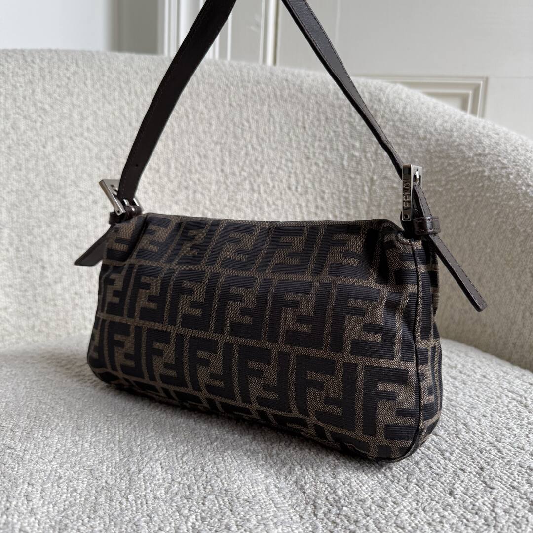 Fendi Mamma Baguette Zucca Shoulder Bag