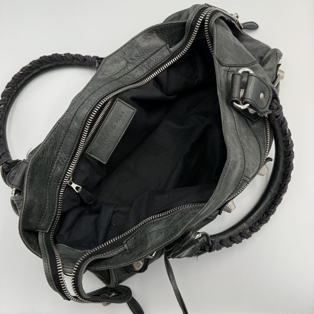 2003 Balenciaga The Giant City Grey Leather Handbag