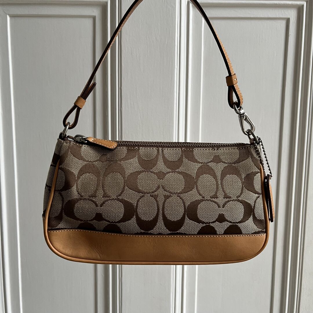 Coach Signature Demi Tan Shoulder Bag