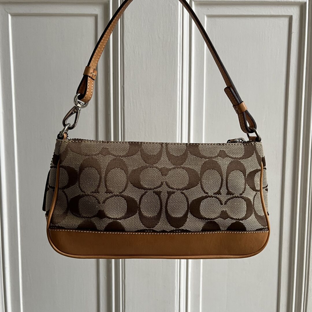 Coach Signature Demi Tan Shoulder Bag