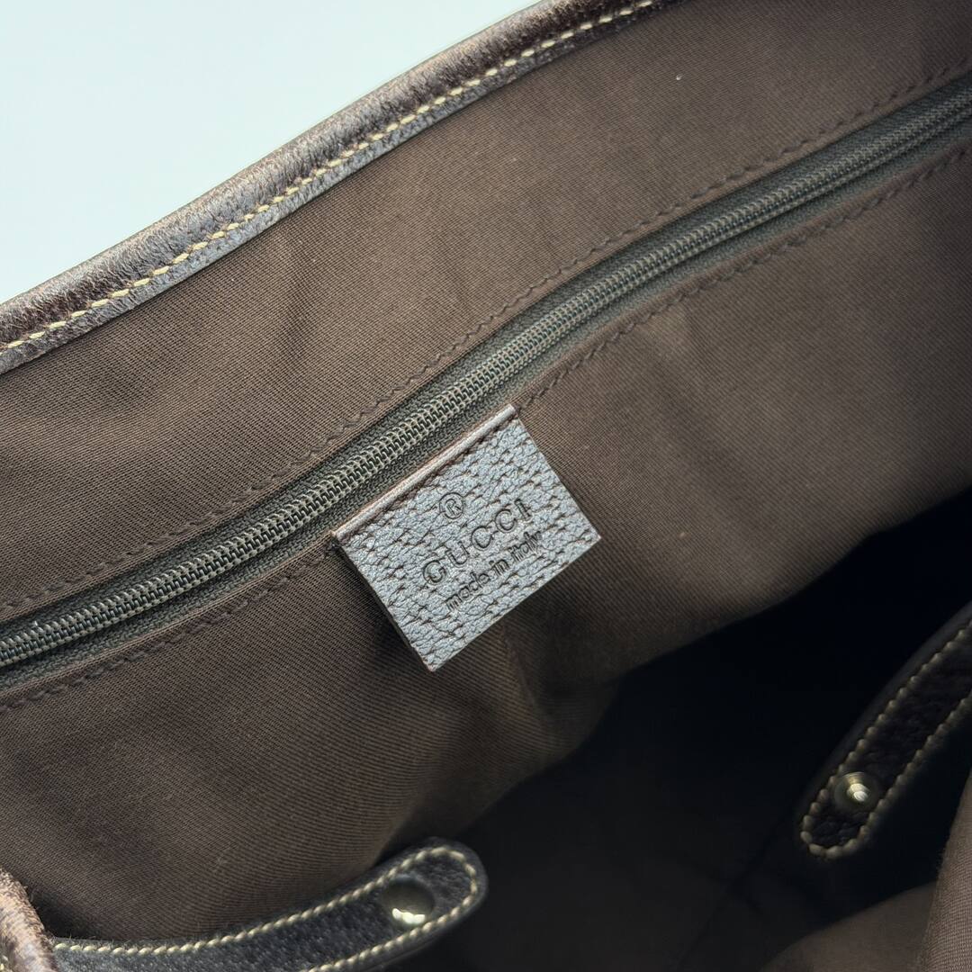 Gucci GG Canvas Princy Brown Tote Bag