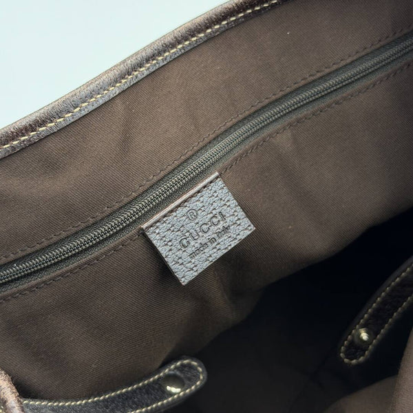 Gucci GG Canvas Princy Brown Tote Bag