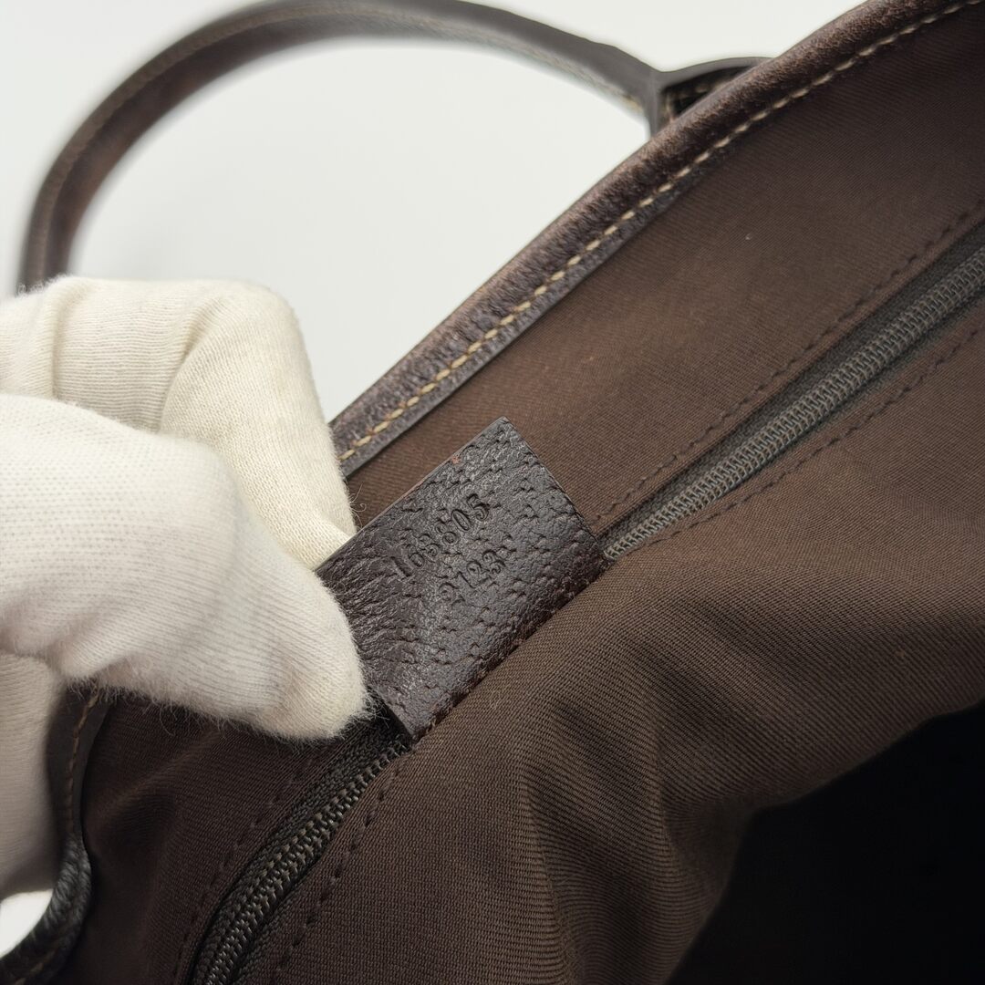 Gucci GG Canvas Princy Brown Tote Bag