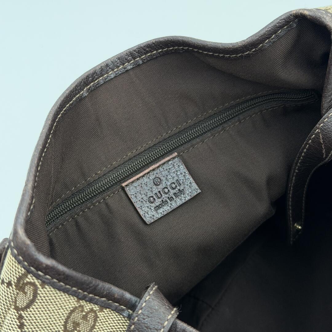 Gucci GG Canvas Abbey Brown Tote Bag