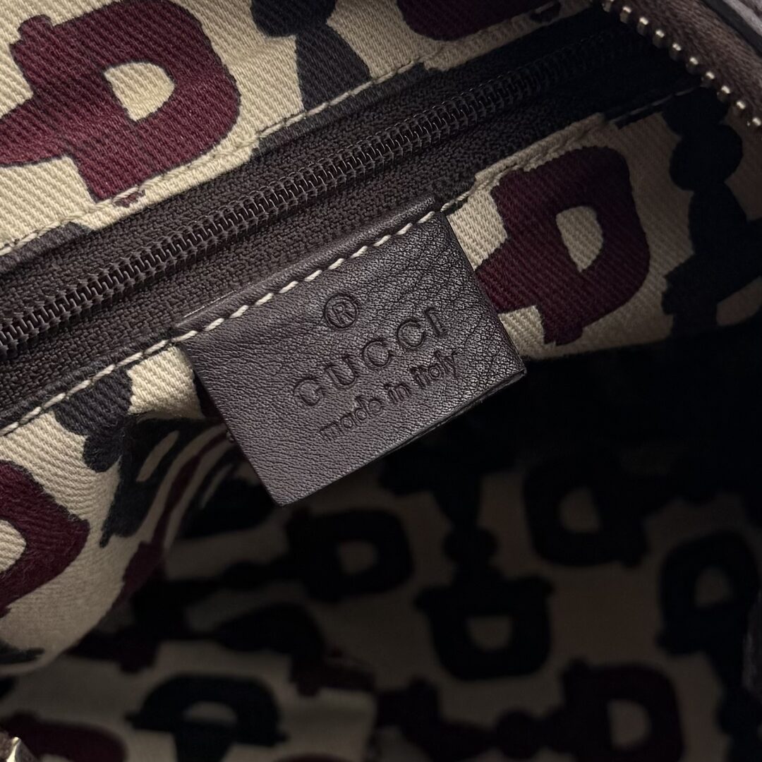 Gucci Guccissima Abbey Brown Shoulder Bag