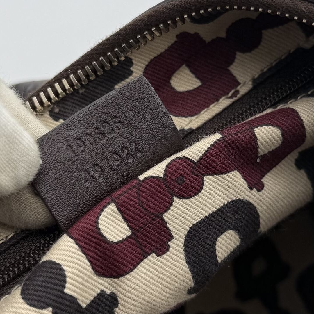 Gucci Guccissima Abbey Brown Shoulder Bag