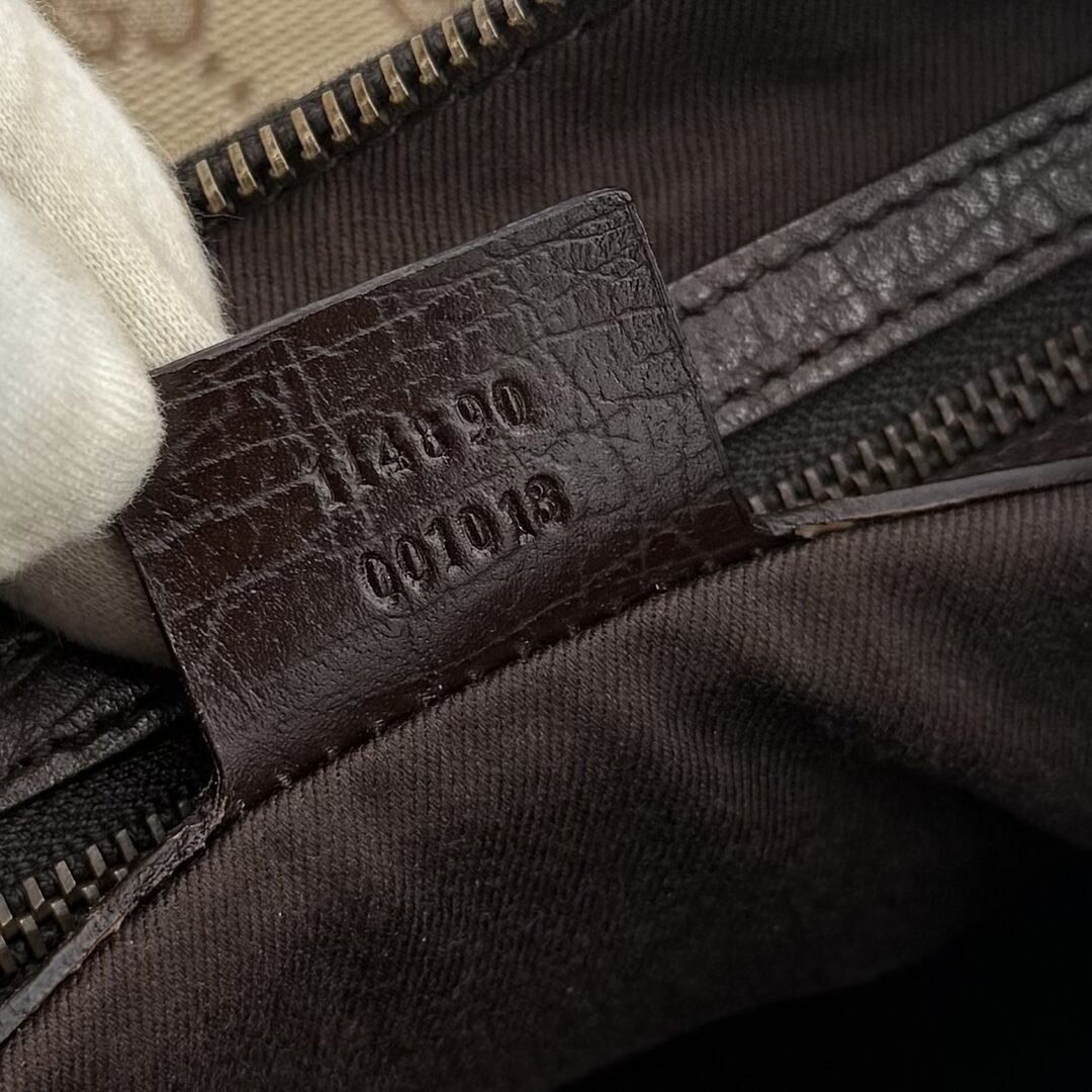 Gucci GG Canvas Horsebit Brown Shoulder Bag