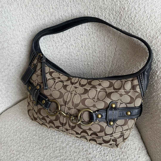 Coach Signature Buckle Shoulder Bag