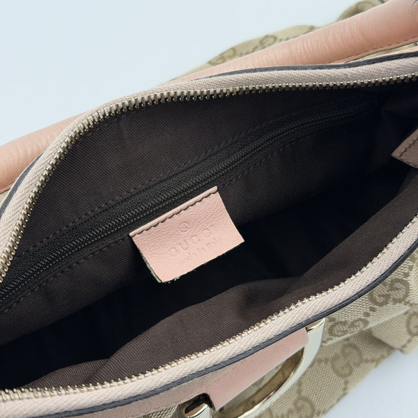 Gucci GG Canvas Abbey Pink Shoulder Bag