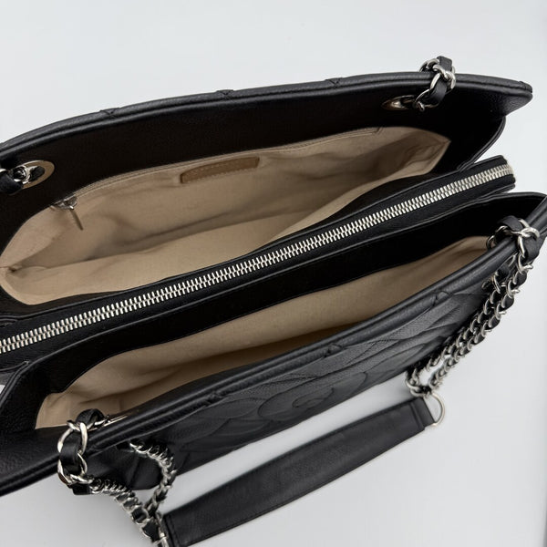 2011 Chanel CC Matelasse Timeless Black Chain Shoulder Bag