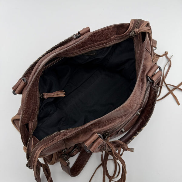 2010 Balenciaga City Leather Brown Handbag