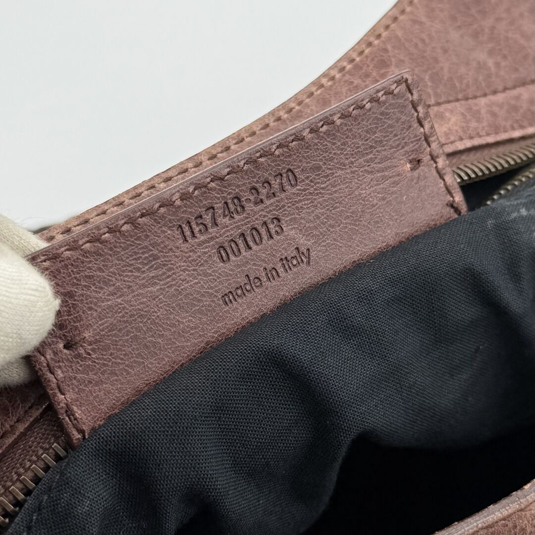 2010 Balenciaga City Leather Brown Handbag