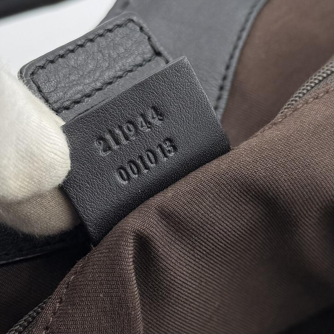Gucci Monogram Sukey Black Tote Bag