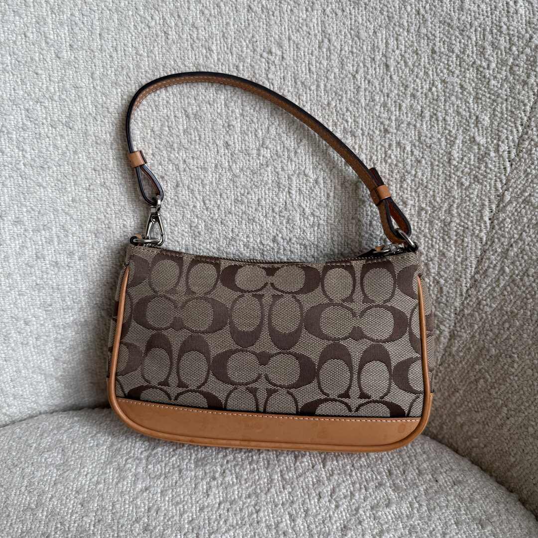 Coach Signature Demi Tan Shoulder Bag
