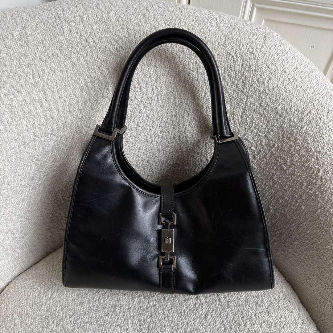 Gucci Jackie Leather Black Mini Handbag