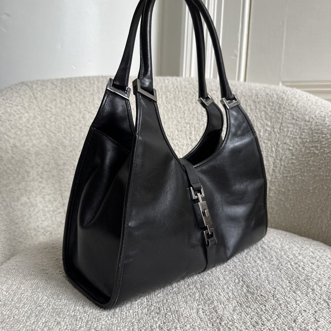 Gucci Jackie Leather Black Mini Handbag