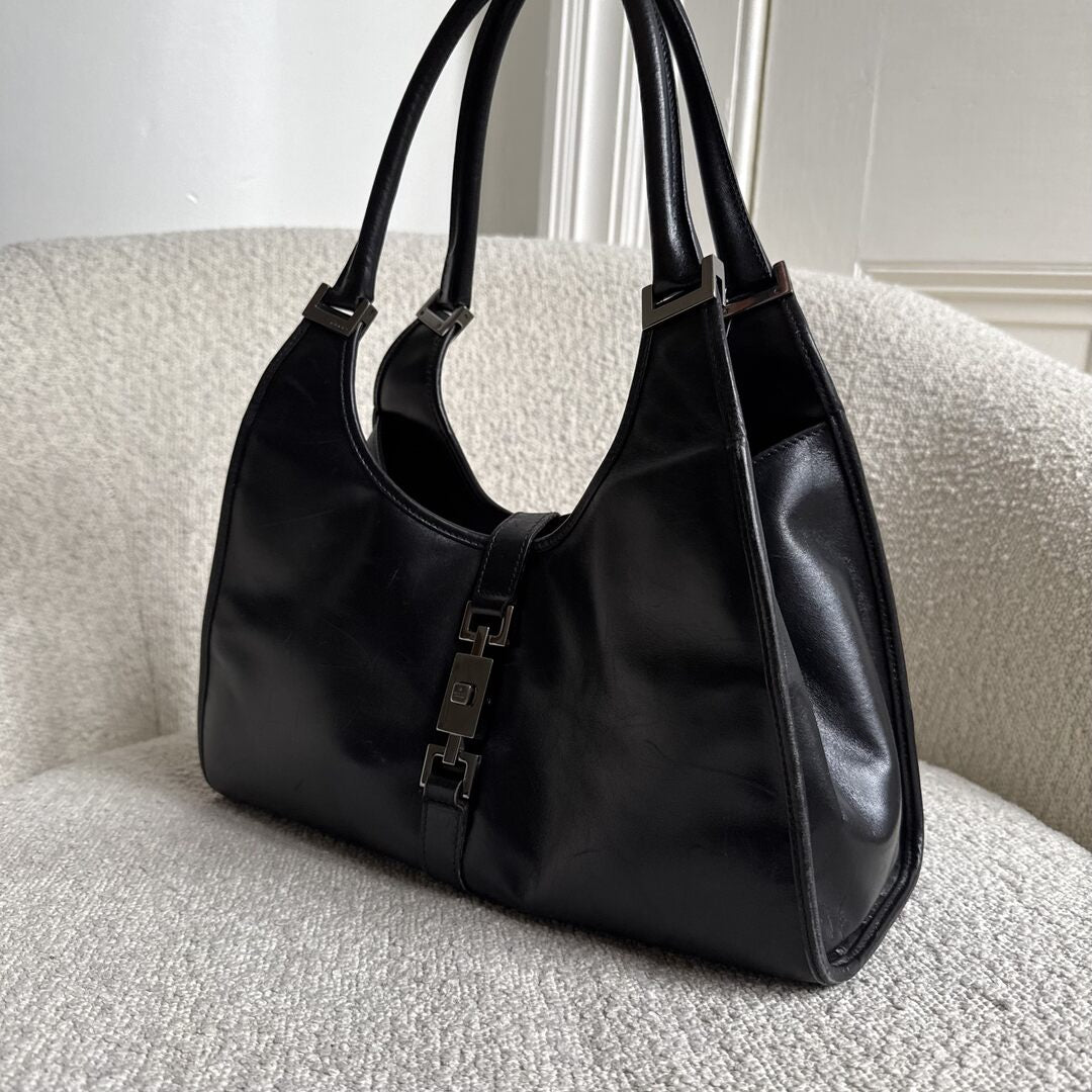 Gucci Jackie Leather Black Mini Handbag