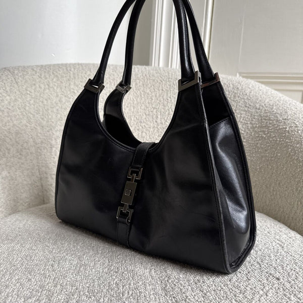 Gucci Jackie Leather Black Mini Handbag