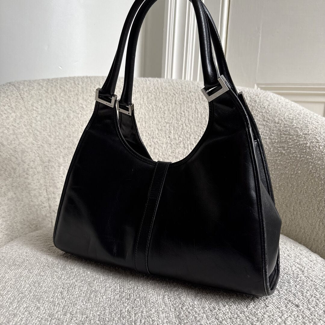 Gucci Jackie Leather Black Mini Handbag